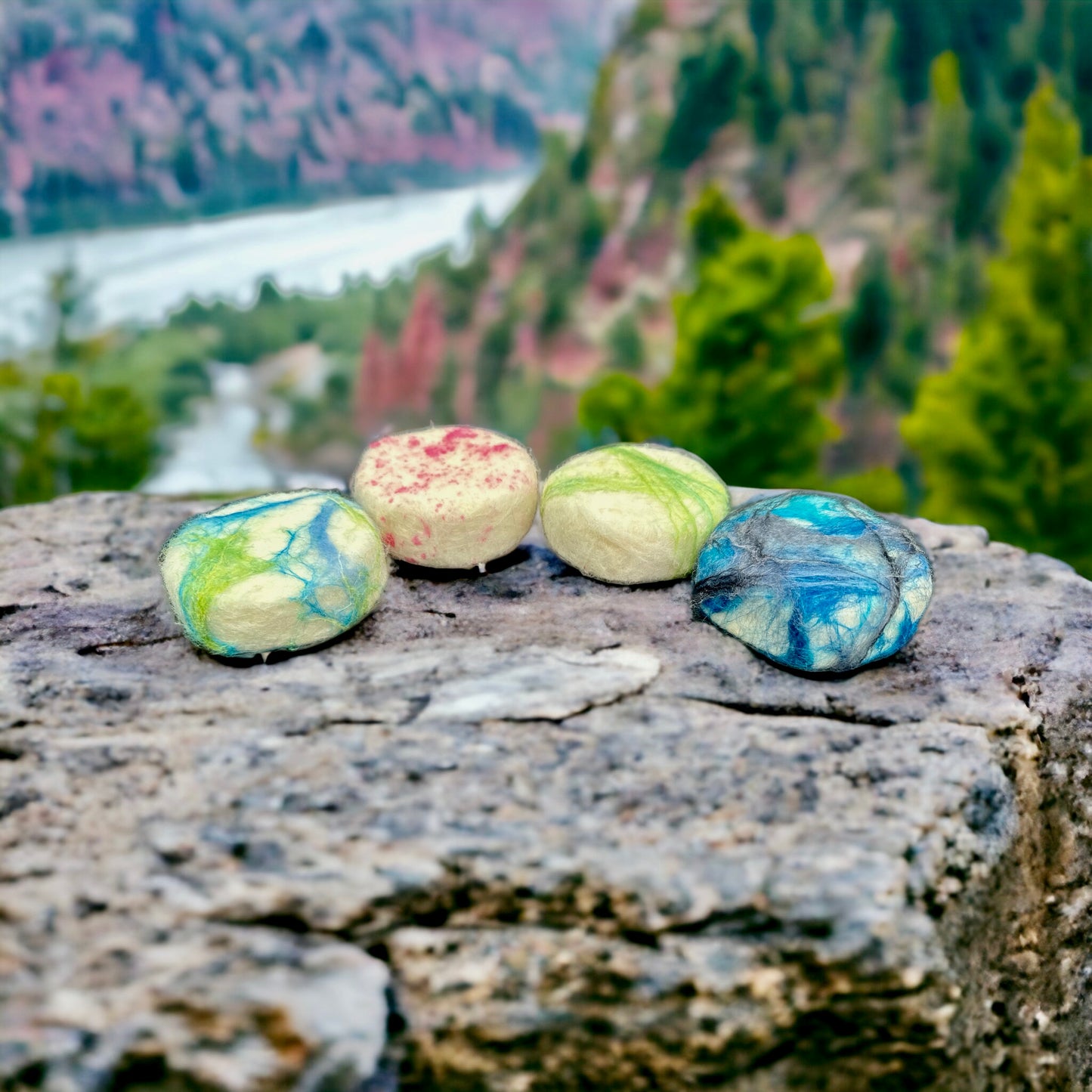 Felted 100% Merino Wool Goat Milk Soap