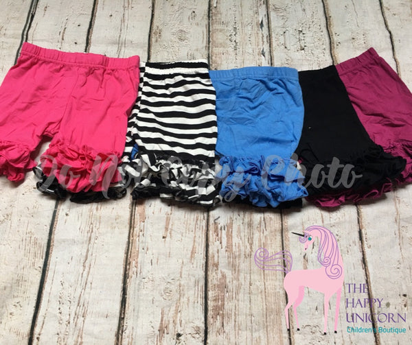 ****BERTIE RUFFLE SHORTS-ALL SIZES