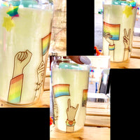 Glass Can Tumbler Candle