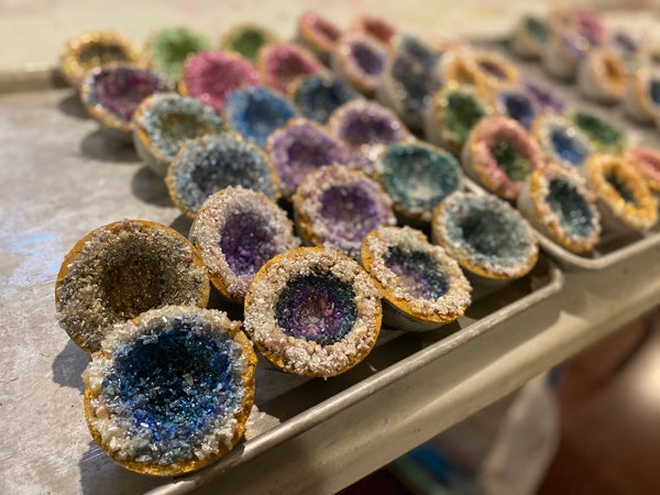 Half Sphere Geode Bath Bombs
