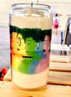 Glass Can Tumbler Candle