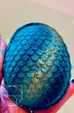 DINO, MERMAID, OR DRAGON EGG BATH BOMBS WITH MINI TOY INSIDE