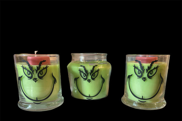 Grinch Candles