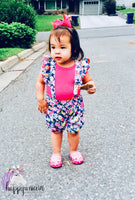 ****FLORAL SUSPENDERS