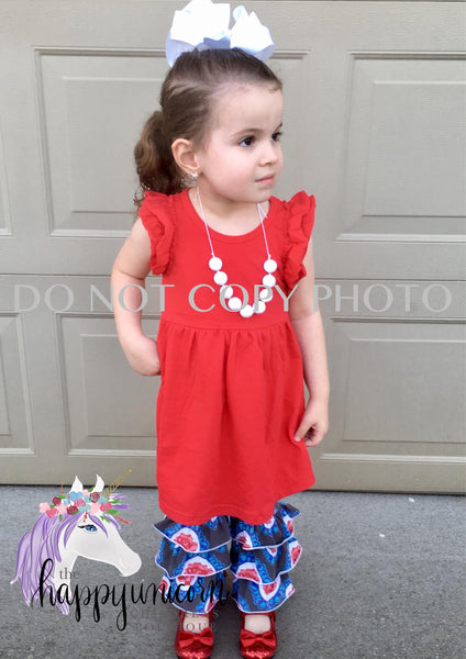****Flutter Tunic-Sizes 2T/3T/4T